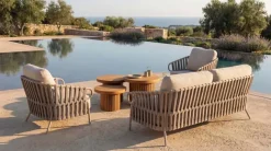 Tierra Outdoor lounge tuinstoel nuri champagne