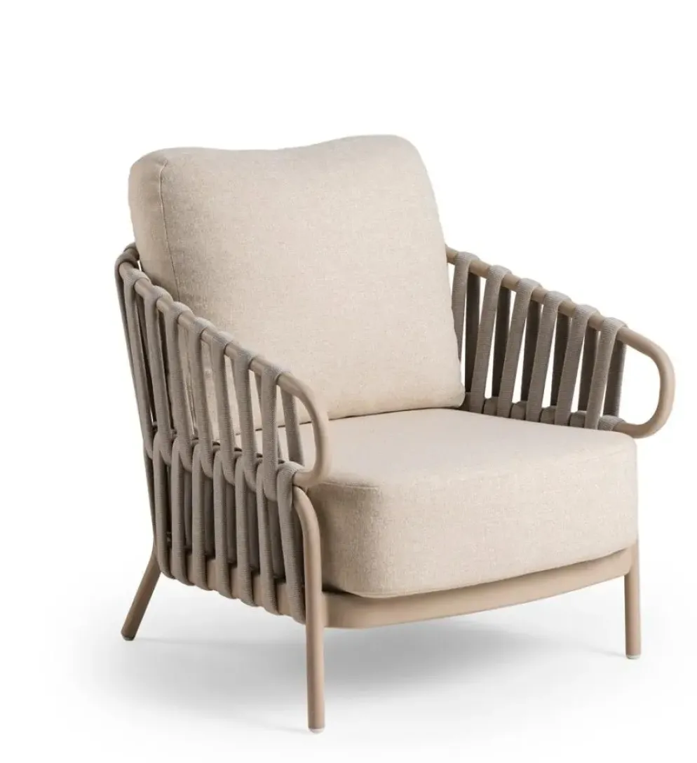 Tierra Outdoor lounge tuinstoel nuri champagne
