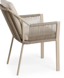 Tierra Outdoor stapelbare dining tuinstoel liv champagne
