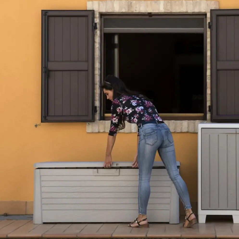 Toomax kussenbox florida 147x71x60cm warm grijs