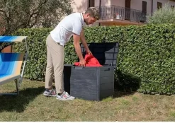 Toomax kussenbox woody's 77x44x53cm antraciet