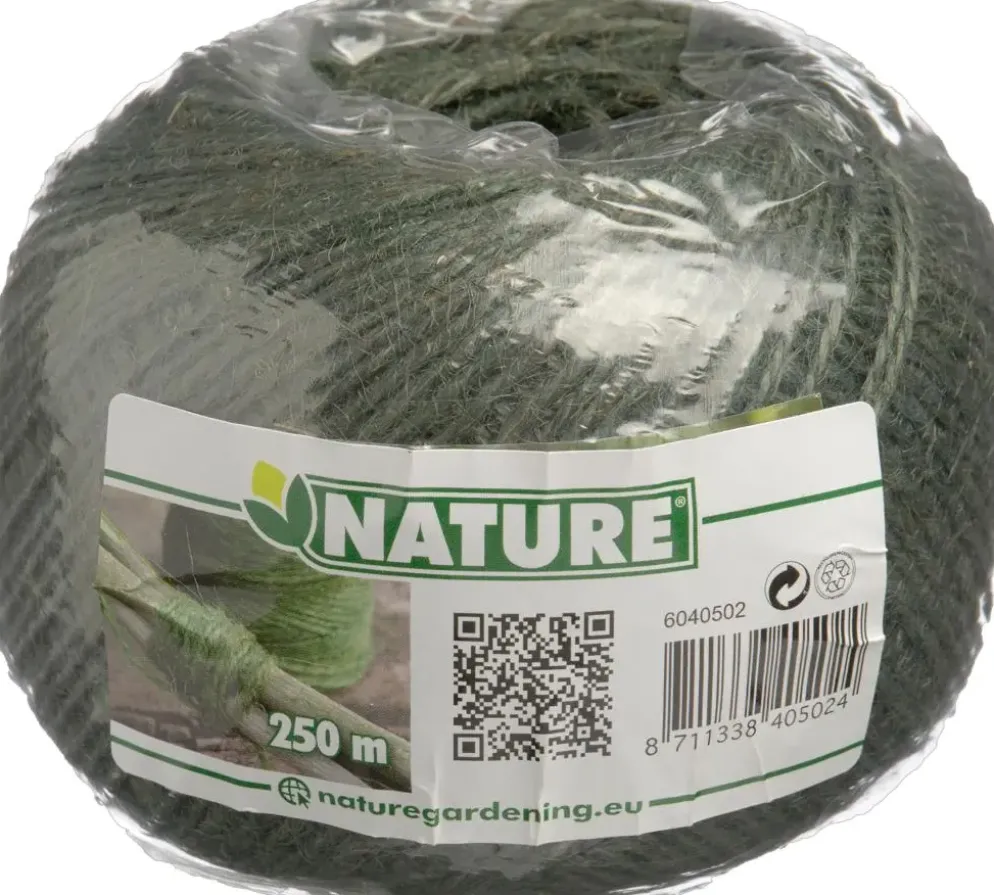 Touw jute l250m groen