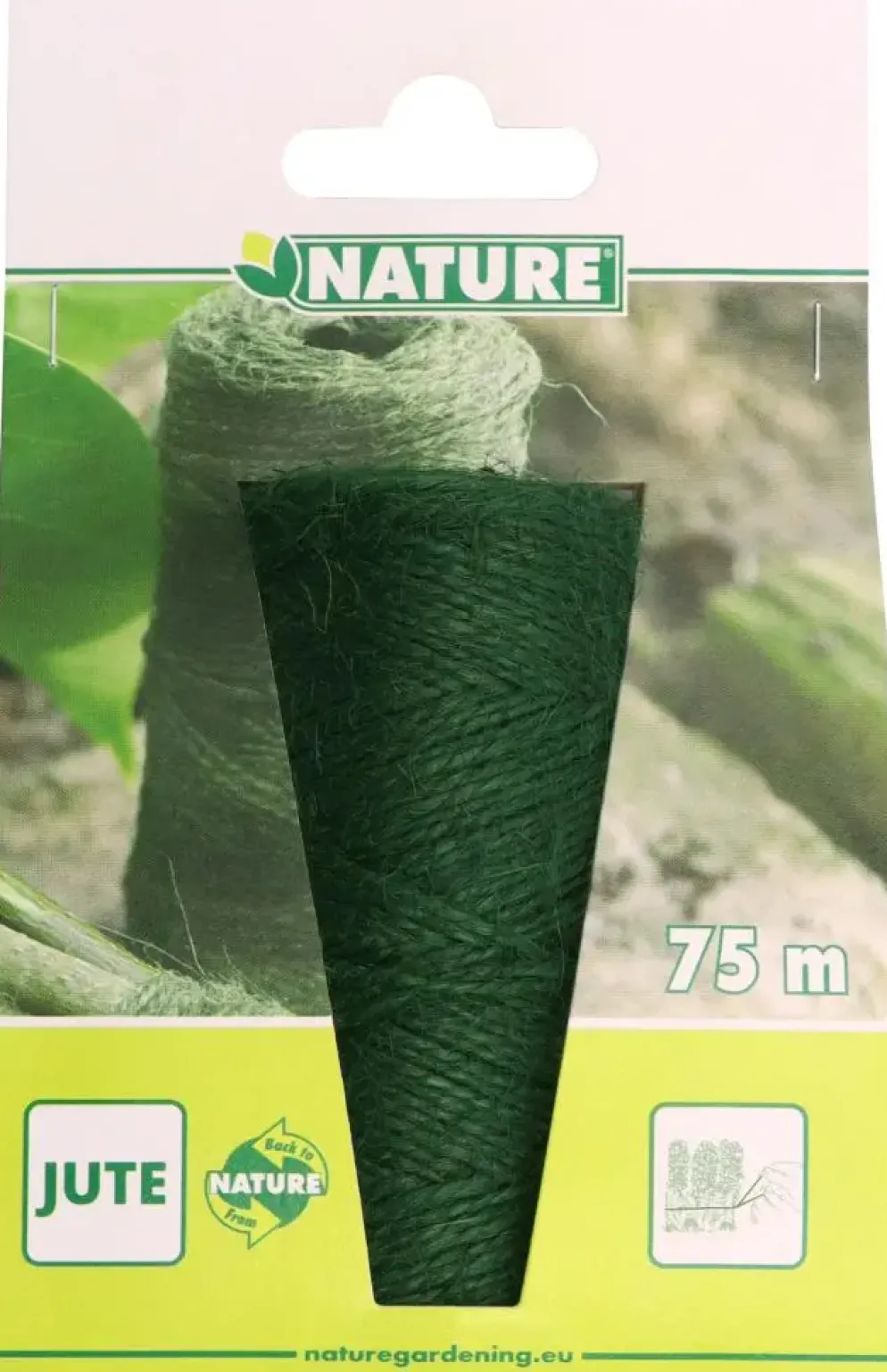 Touw jute l75m groen