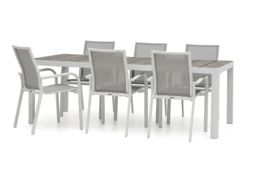 Trestino diningset gironde 220 dining wit