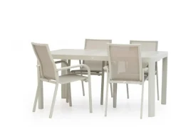 Trestino diningset gironde 161 dining latte