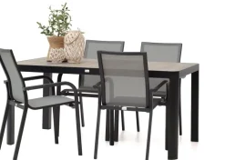 Trestino diningset gironde 161 dining antraciet