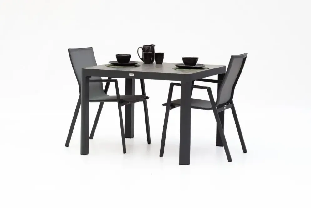 Trestino diningset gironde 100 nancy antraciet