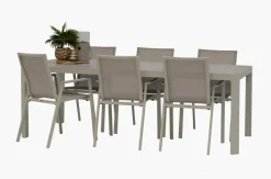 Trestino diningset gironde 220 nancy latte