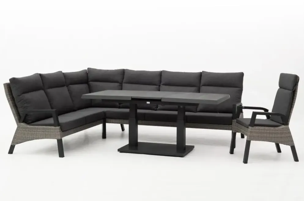 Trestino hoekset grandville antraciet