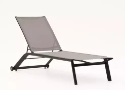 Trestino ligbed sunlounger zwart