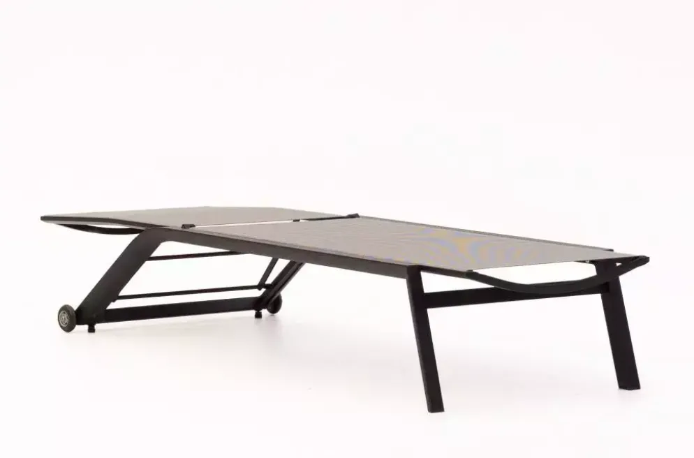 Trestino ligbed sunlounger zwart