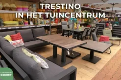 Trestino lounge tuintafel belfort 90x36cm antraciet