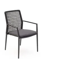 Trestino stapelbare dining tuinstoel latour antraciet