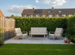 Trestino stoel-bank loungeset azzurro champagne