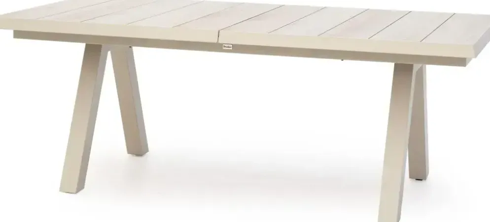 Trestino uitschuifbare dining tuintafel vesoul extension 265/205 x 103x76cm latte
