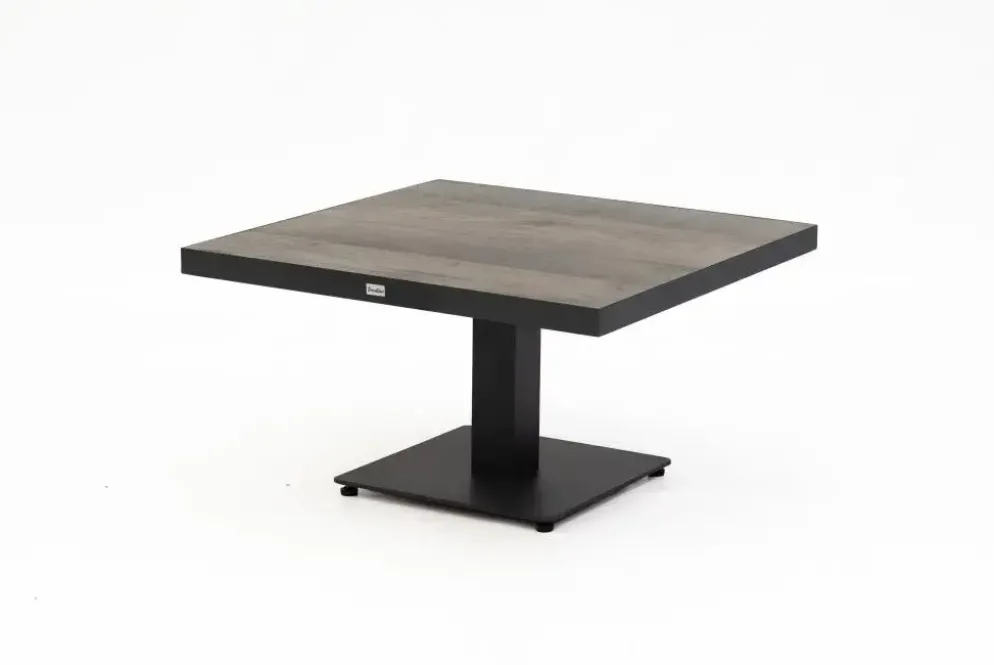 Trestino verstelbare lounge tuintafel codell pop-up 90x90x71cm antraciet