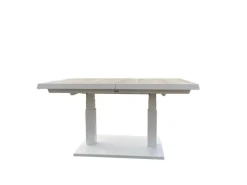 Trestino verstelbare lounge tuintafel codell pop-up extension 183x88x75cm wit