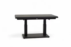 Trestino verstelbare lounge tuintafel codell pop-up extension 183x88x75cm zwart