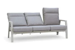 Trestino verstelbare loungebank lectoure 3-zits latte
