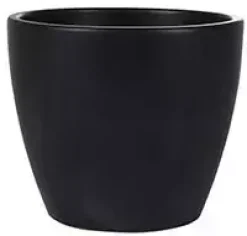 TS bloempot Sven 18x16cm zwart