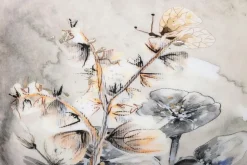 TS Collection bloempot designed by lammie kunststof, metaal 21x17cm moonlight meadow