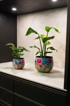 TS Collection bloempot dutch beauty metaal 9x7cm spring