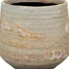 TS Collection bloempot keramiek 9x8cm mint
