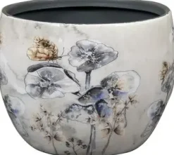 TS Collection bloempot moonlight meadow metaal 7x6cm
