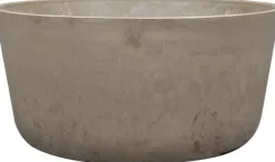 TS Collection bloempot palermo kunststof, steen 27x12cm clay