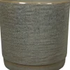 TS Collection bloempot siska keramiek 21x19cm sage
