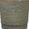 TS Collection bloempot siska keramiek 13x13cm sage