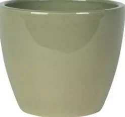 TS Collection bloempot sven keramiek 16x13cm mint