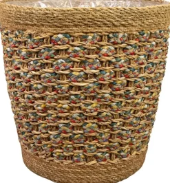 TS Collection bloempot textiel 34x34cm coloured