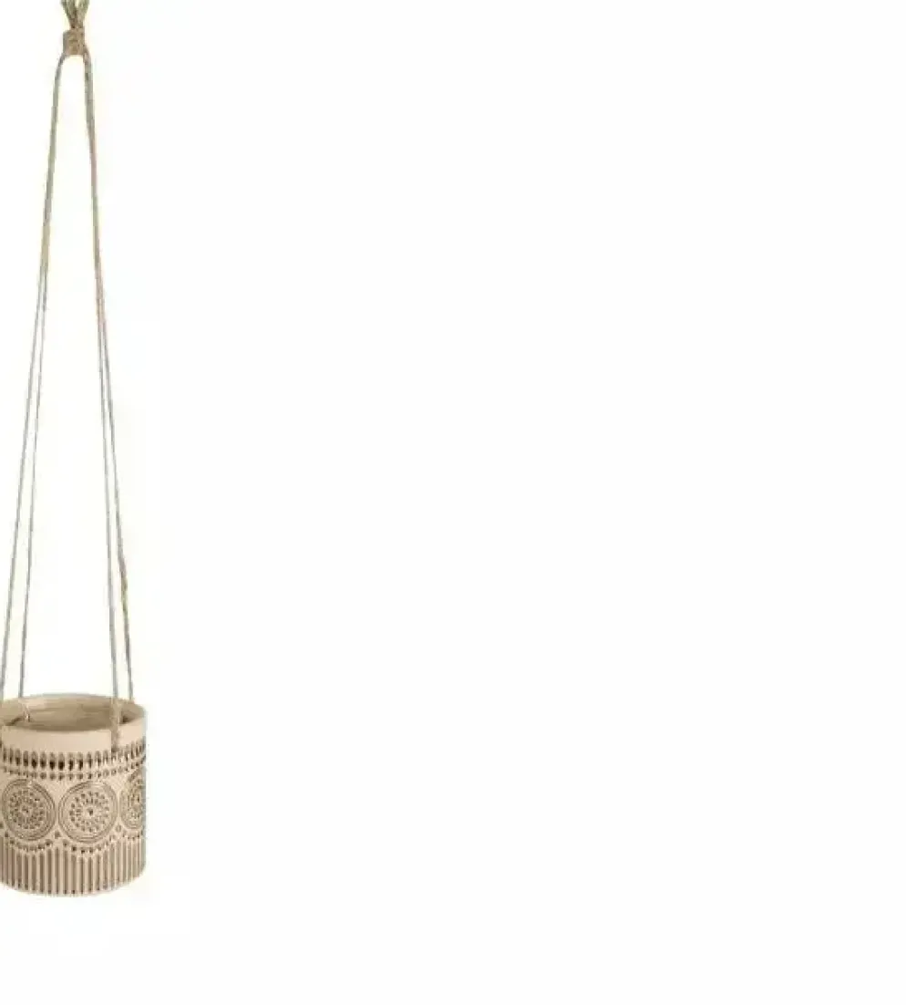 TS Collection - Hangende Bloempot Syb - Ø8 cm - Goud