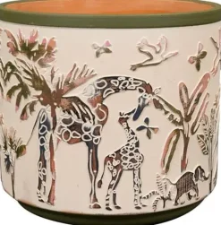 TS Collection Pot Safari Wildlife Ø7x6 cm