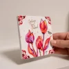 TS Collection tegeltje sunblush keramiek 10cm spring