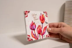 TS Collection tegeltje sunblush keramiek 10cm spring