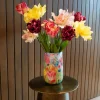 TS Collection vaas metaal dutch beauty 20x29cm spring