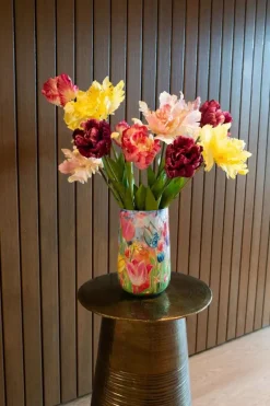 TS Collection vaas metaal dutch beauty 20x29cm spring