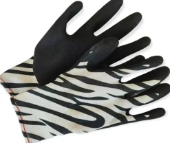 Tuinhandschoen Smiling Zebra white maat 8