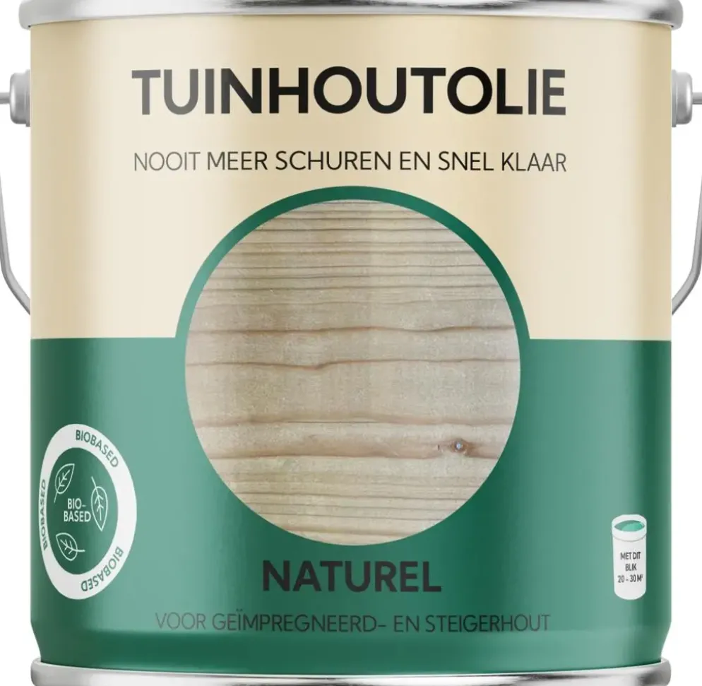 Tuinhoutolie – Naturel – 2500 ml