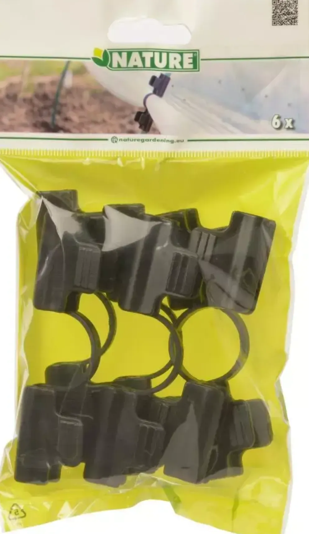 Tunnelfolie bevestigingsclip dubbel