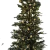 Uniplant kerstboom met lichtjes 210cm
