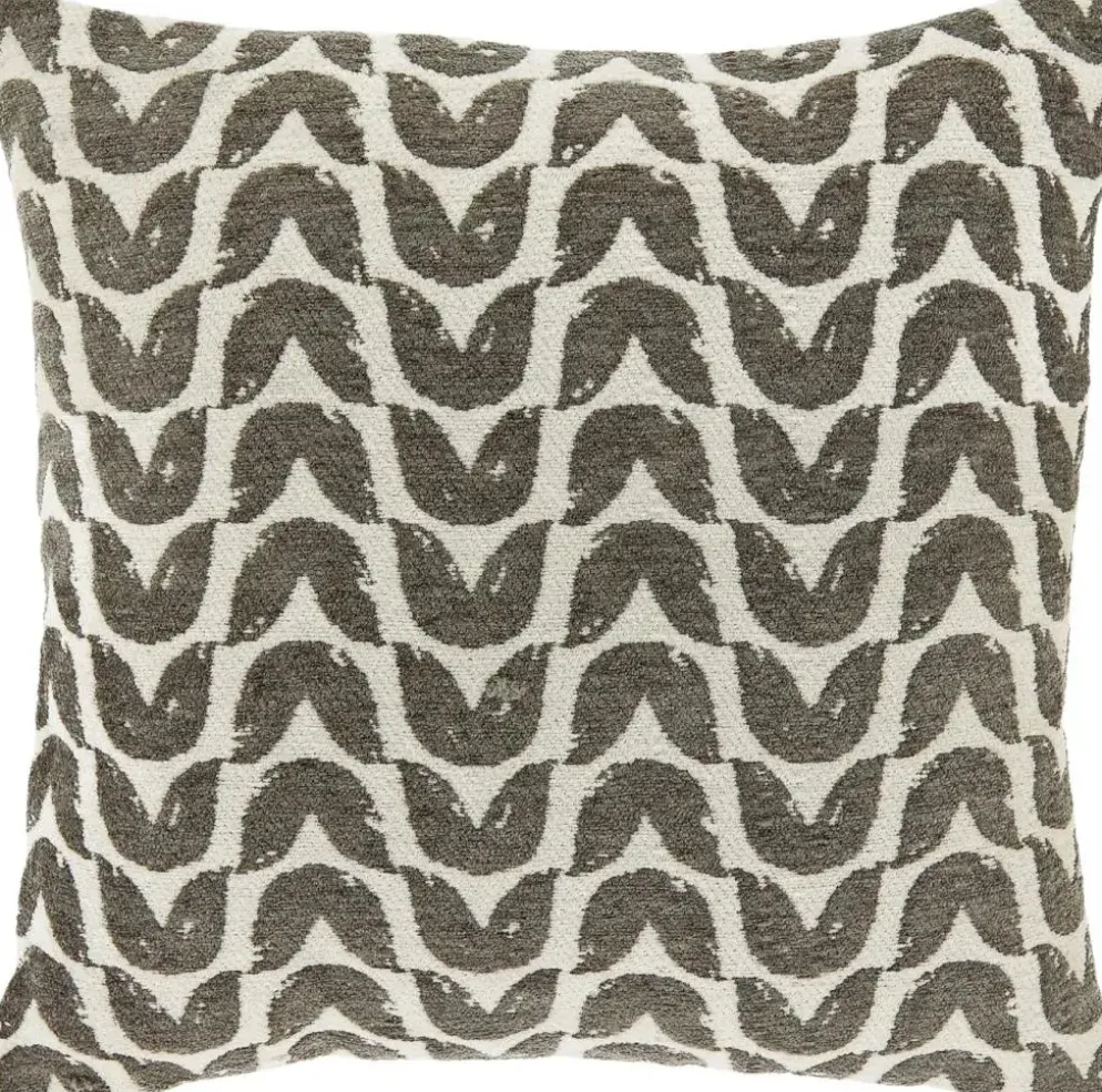 Unique Living kussen gozi 45x45cm taupe