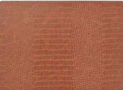 Unique Living placemat bodil 30x43cm leather brown