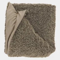 Unique Living plaid rosa 140x180cm rocky brown