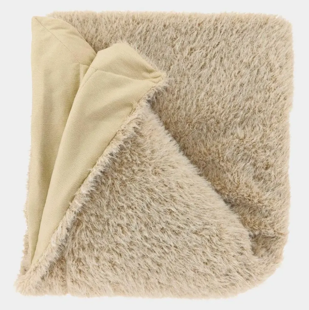 Unique Living plaid rosa 140x180cm sand