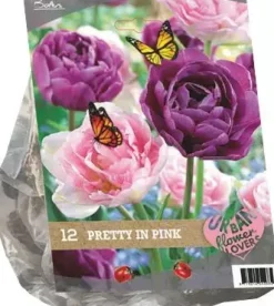 Urban flowers - pretty in pink 12 stuks