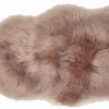 van der Leeden kleedje polyester schapenvacht 65x90cm old pink