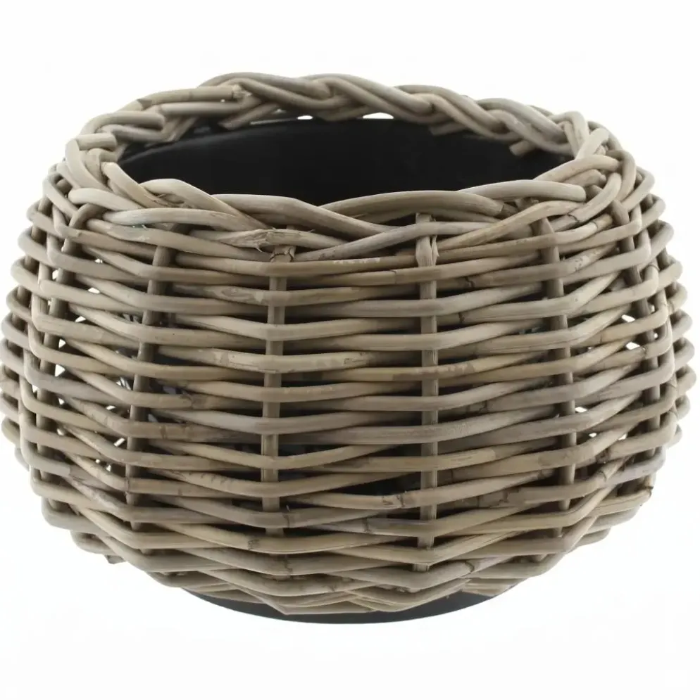 Van der Leeden Rotan Drypot 29x19cm naturel